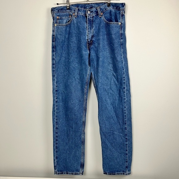Levi's Other - Levi’s 505 blue jeans - men’s 36x34 long relaxed straight fit zipper fly